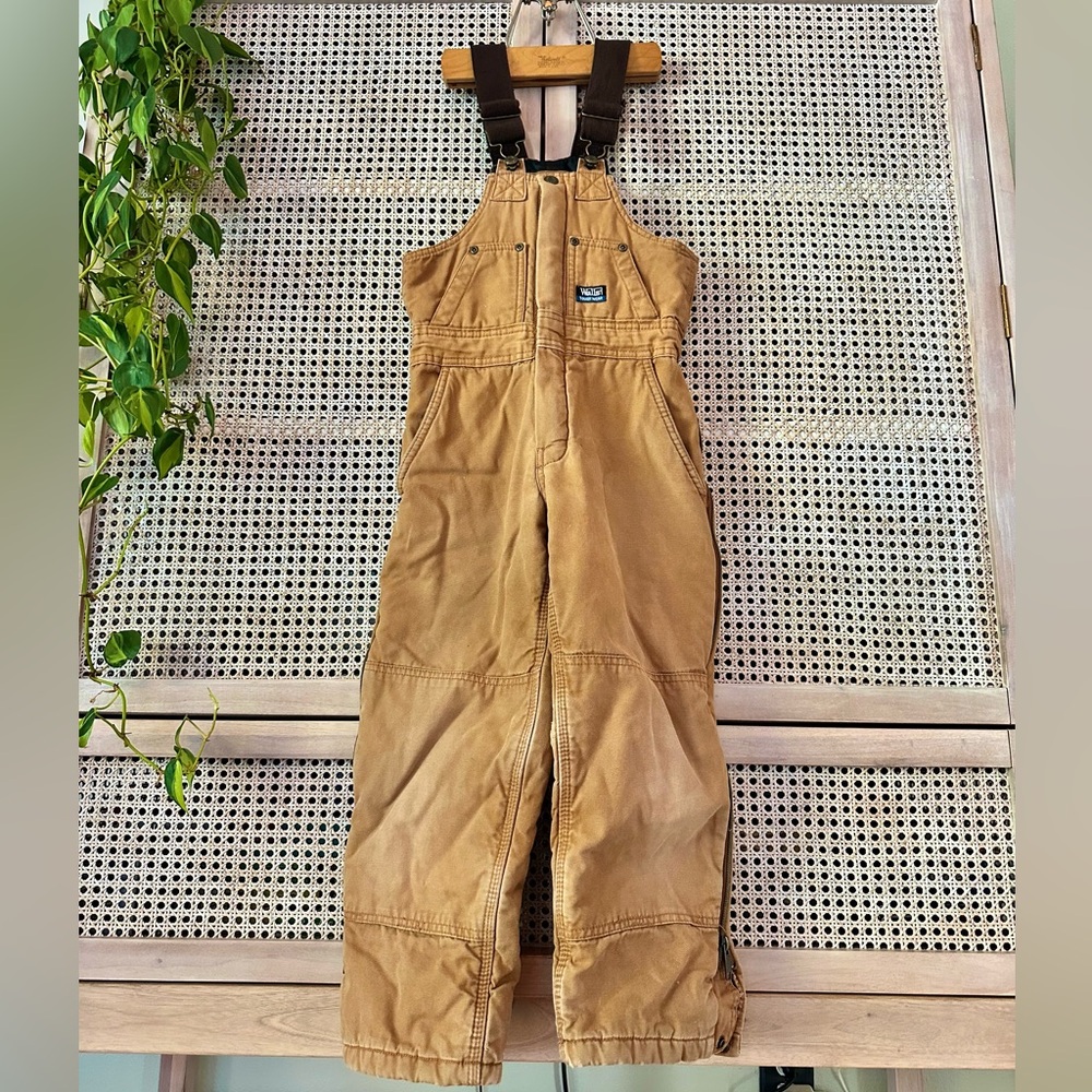 Warm Lined Overalls/Coveralls - Walls Tough Wear - Youth Medium